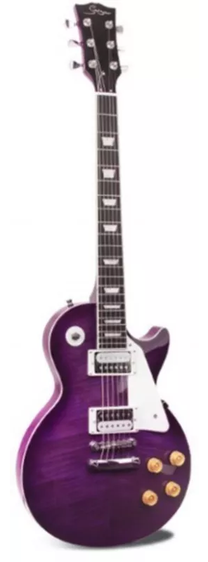 Smiger L-G9-P1-VT электрогитара 6 струн, 22 лада, Violet Sunburst