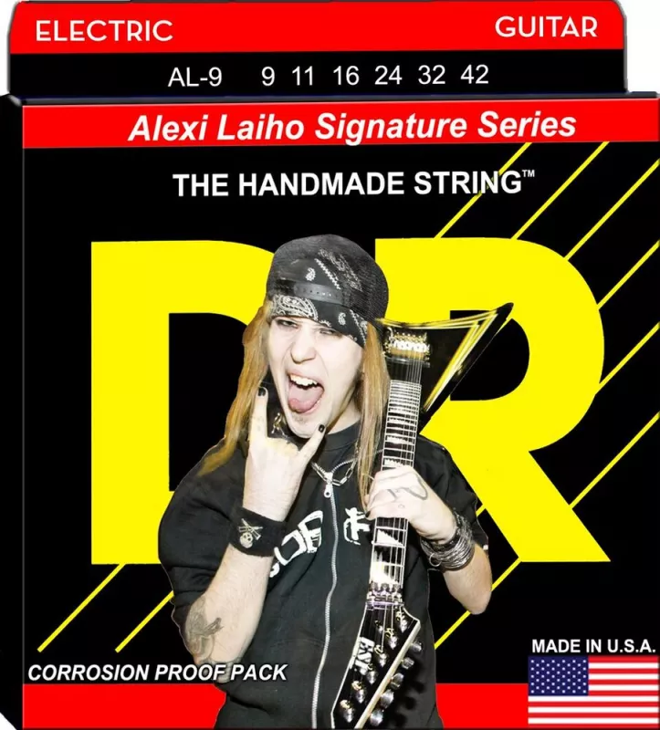 DR Strings AL-9 Alexi Laiho подписные струны