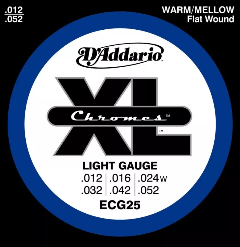 J.D.Addario ECG25 Chromes Jazz струны для электрогитары, (012-052)