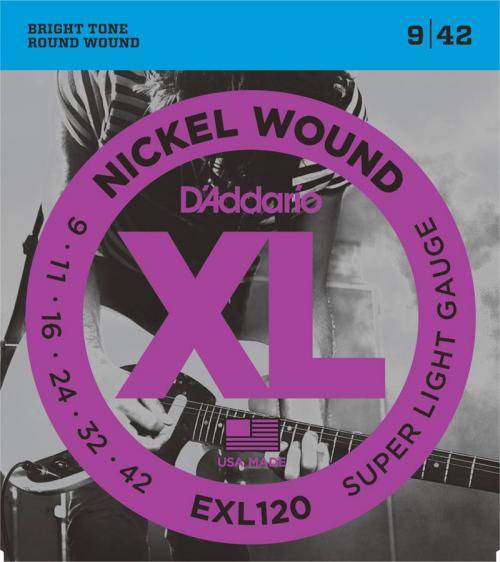 J.D.Addario EXL120 XL струны для электрогитары, (009-042)