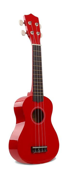 Smiger GK-11-RED укулеле сопрано для начинающих 21", 4 струны, красная