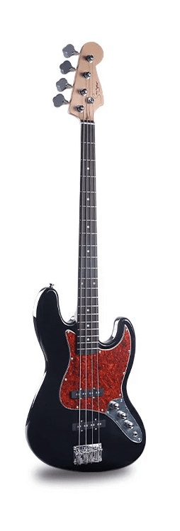 Smiger JB-02 BK бас-гитара 4-струнная, 2V+1T, 20 ладов, цвет BK
