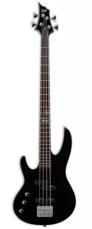 LTD B-50 BLK LH бас-гитара левосторонняя 4 струны, 24 лада, цвет Black