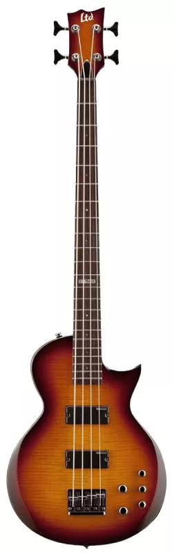 LTD EC-154DXTSB бас-гитара 4-струны, 22 лада, цвет Tobacco Sunburst