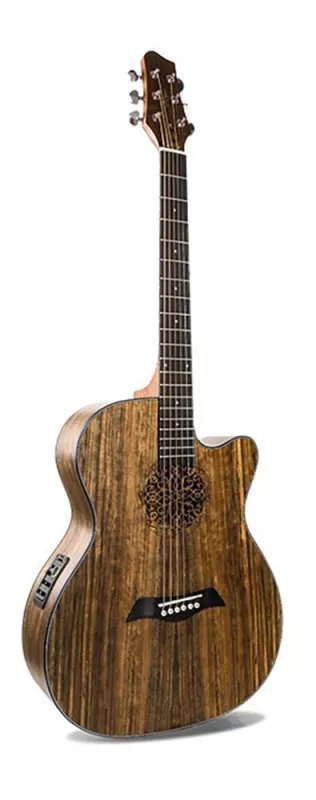 Smiger LG-09-EQ электроакустическая гитара 6 струн, 20 ладов, Natural