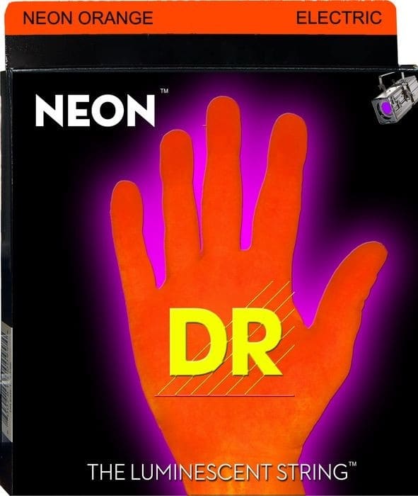 DR String NOE-11 NEON струны для электрогитары, 11-50