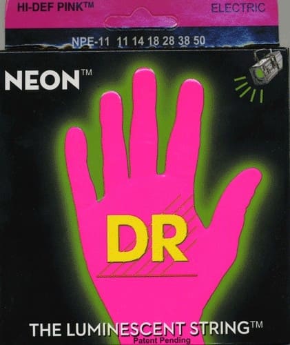 DR String NPE-11 NEON струны для электрогитары, 11-50