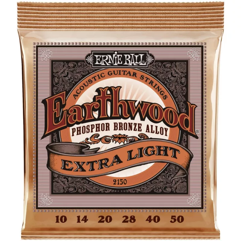 Ernie Ball струны ак.гитары/(10-14-20w-28-40-50)/Extra/Phosphor Bronze