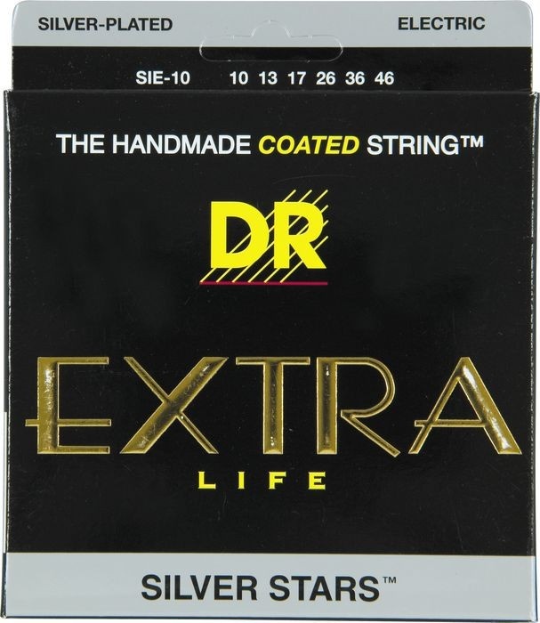 DR Strings SIE-10 Silver Stars струны для электрогитары