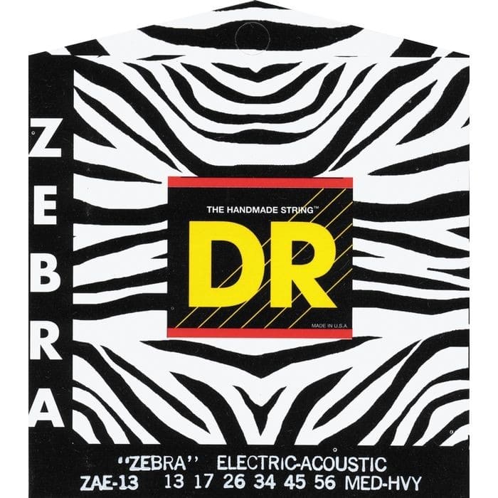 DR Strings ZAE-13 ZEBRA 13-56 струны для гитар, 013-056